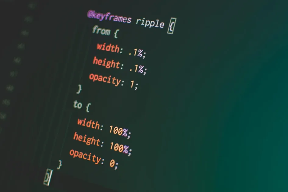 closeup photo of computer code screengrab
